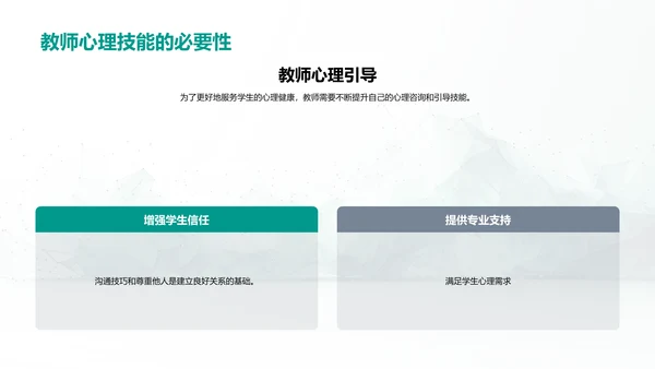 心理咨询在小学教育中的应用PPT模板