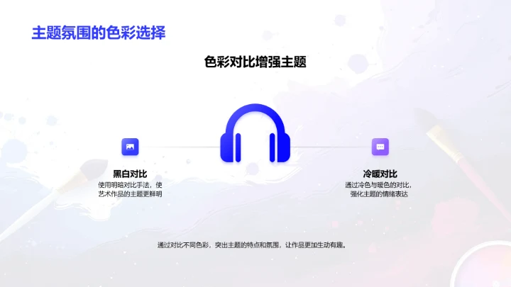 色彩理论及运用PPT模板