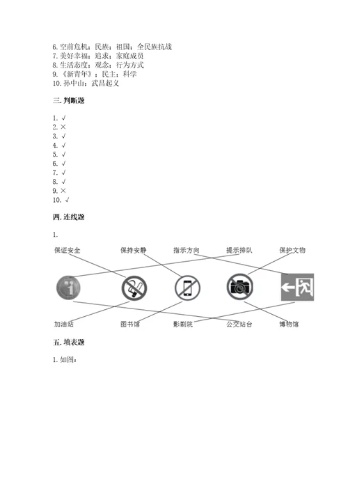 部编版五年级下册道德与法治期末测试卷含答案满分必刷