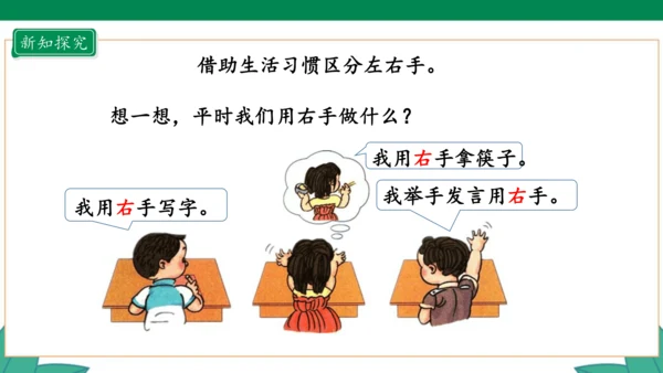 新人教版1年级上册 2.2 左、右 教学课件（27张PPT）