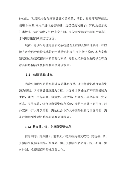 招商平台建设专业方案.docx