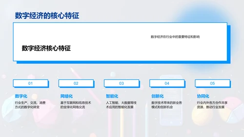 数字经济转型探析PPT模板