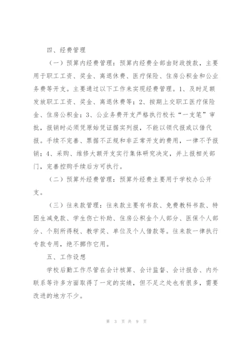 学校财务工作个人年度总结范文.docx