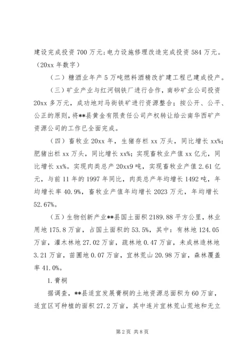 产业集群发展状况调研报告.docx