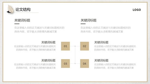 棕色复古小清新风格通用毕业答辩ppt模板毕业答辩1