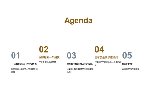 三年级：挑战与乐趣