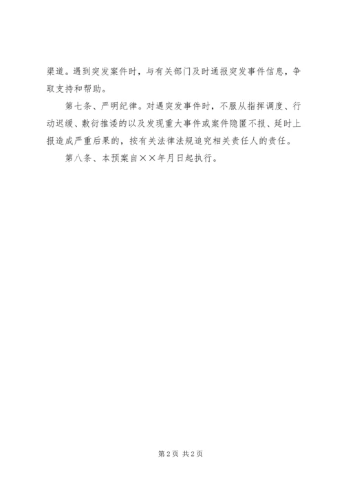 药监局药械突发案件应急反应预案.docx