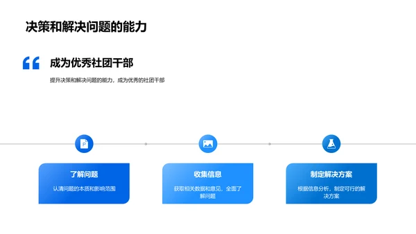 成为社团佼佼者