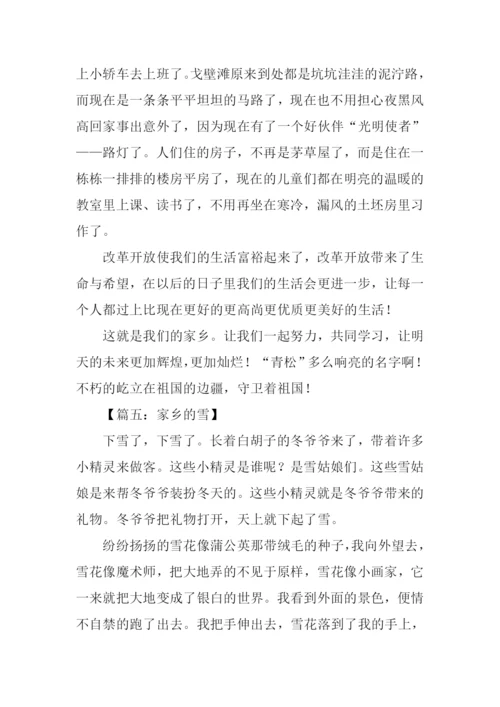 关于家乡的作文500字.docx