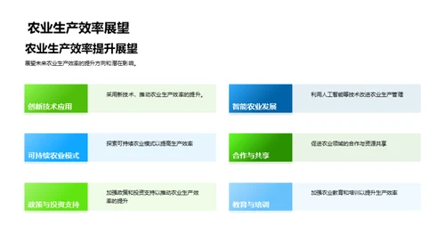 农业生产效率提升