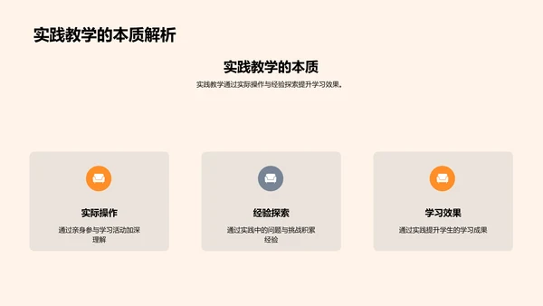 探究实践教学之路