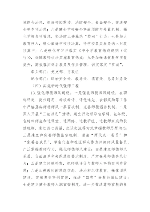 小学提升教育教学质量管理方案.docx