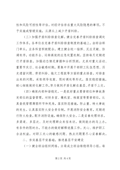 公路局社会管理综合治理工作要点.docx