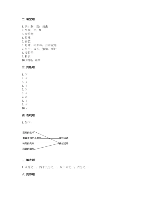 教科版小学科学三年级下册 期末测试卷【word】.docx