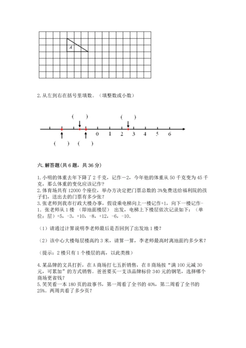 人教版六年级下册数学期末测试卷附答案【b卷】.docx