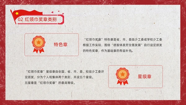红色复古风少先队争章少年先锋队纪念日动态PPT建队日