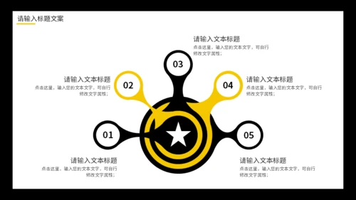 车水马龙的城市商业项目通用PPT模板