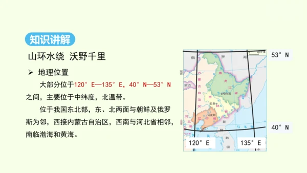 6.2 “白山黑水”——东北三省 第1课时 山环水绕 沃野千里（课件24张） -人教版地理八年级下册