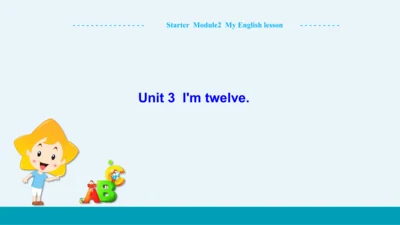 【轻松备课】外研版初中英语七年级上Starter Module 2 Unit 3教学课件