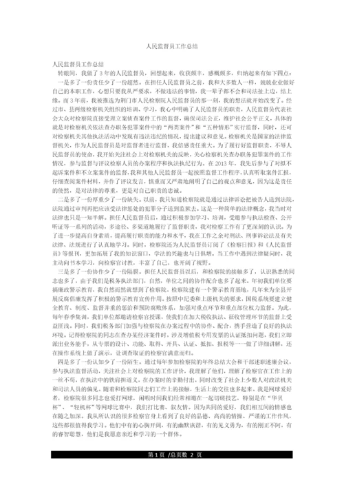 人民监督员工作总结.docx