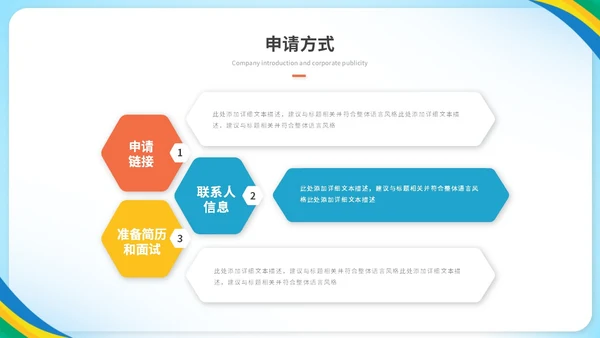 简约活泼多彩企业招聘人事招聘新人入职培训招聘会ppt模板