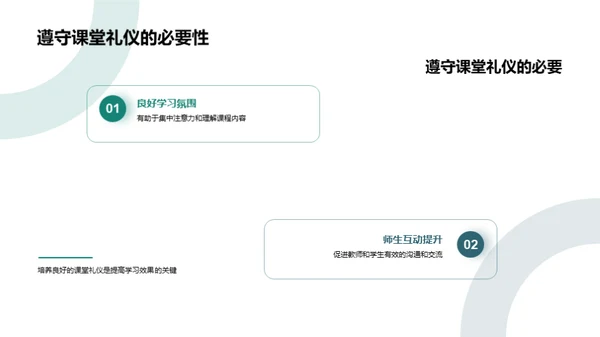 礼仪在课堂的应用