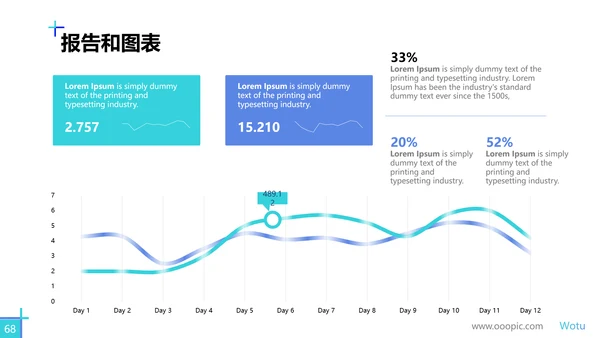 创意蓝色商业计划书公司简介商务PPT模板