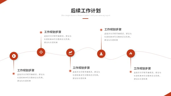 红色简约商务个人工作汇报工作总结工作报告述职报告ppt模板