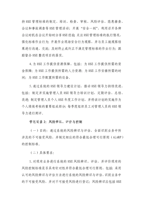 化工公司集团HSE管理体系.docx