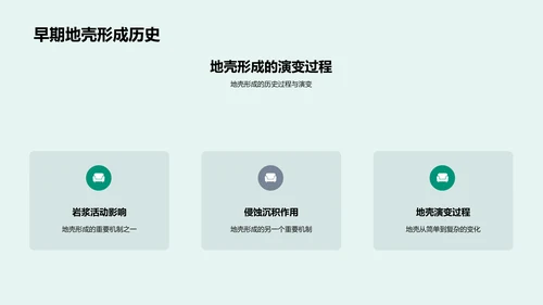 高三地壳构造教学PPT模板