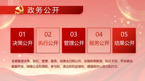 红色党建民主生活会学习主题动态PPT模板