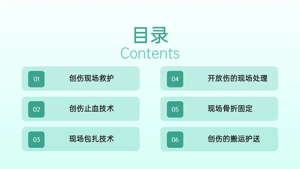 绿色卡通医生边框图形创伤急救知识培训医院急救知识