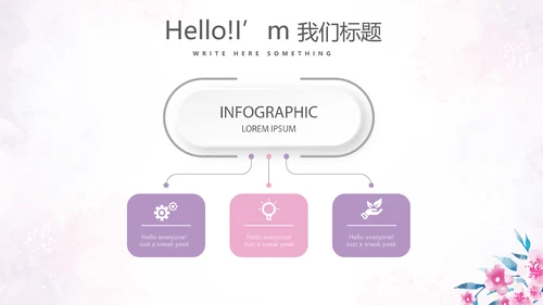 粉色水彩小清新护理部主任述职报告动态PPT