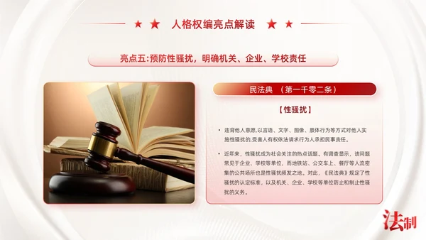 红色简约党政风民法典系列解读公司法制宣传普法培训PPT课件