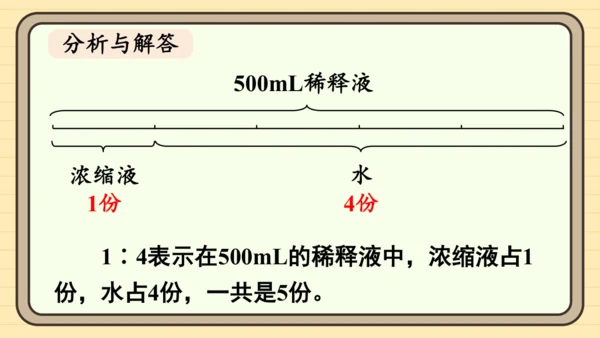 人教版六上第四单元第3课时  比的应用 课件