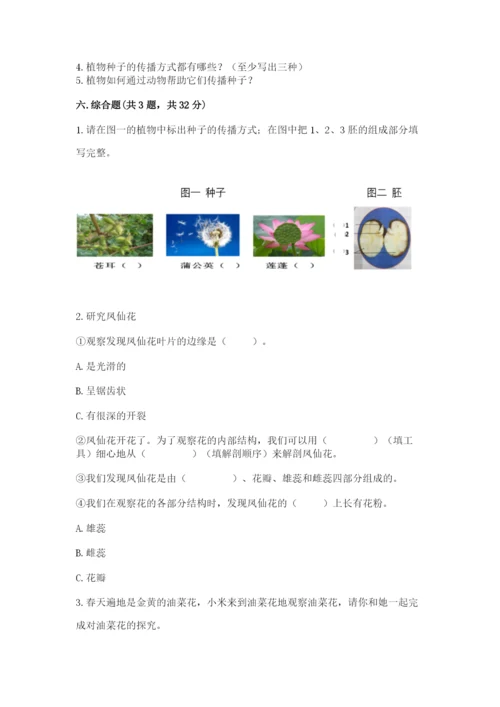 科学四年级下册第一单元植物的生长变化测试卷精品【考点梳理】.docx