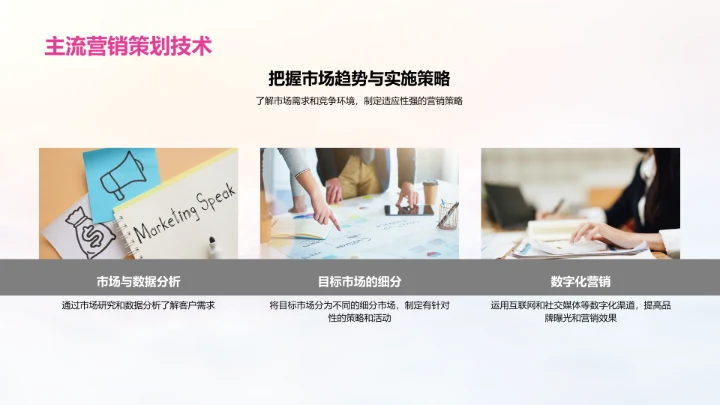 企业营销策划报告PPT模板