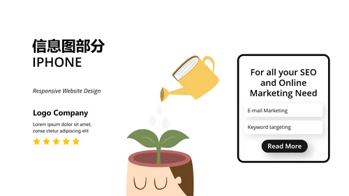 高端笔刷视觉设计公司简介创意PPT模板