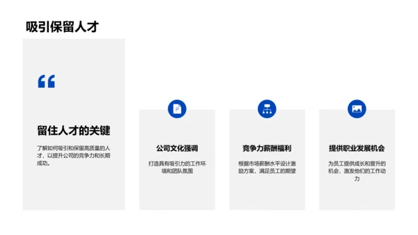 人才战略年度报告PPT模板