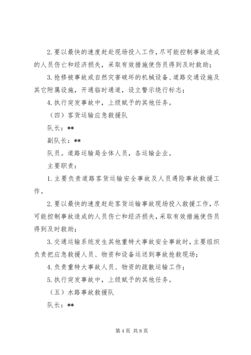交通运输系统某年春运安全应急预案.docx