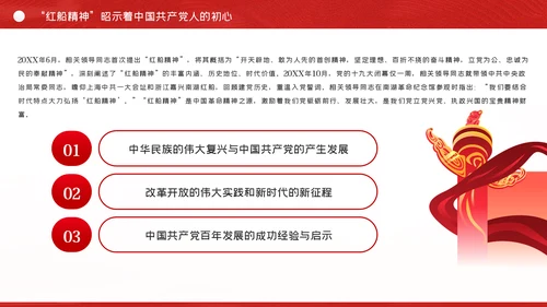 红船精神彰显百年初心历久弥坚建党100周年
