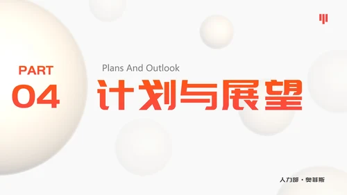 白橙精品几何微立体工作总结PPT模板
