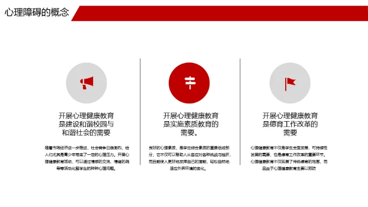 心理健康心理学科普教育通用PPT模板