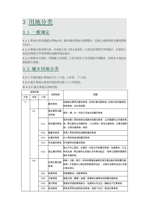 新版城市用地分类与规划建设用地标准