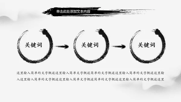 中国书法培训水墨文化动态PPT模板