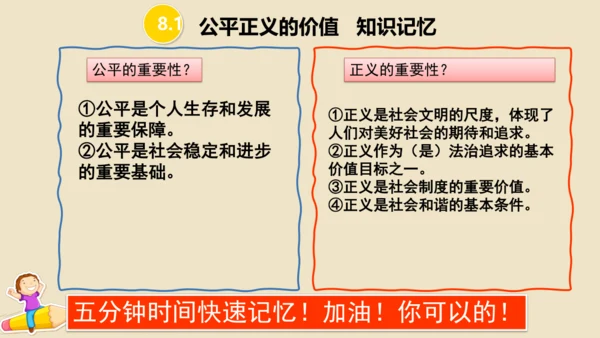 第八课  维护公平正义 （复习课件20张PPT）