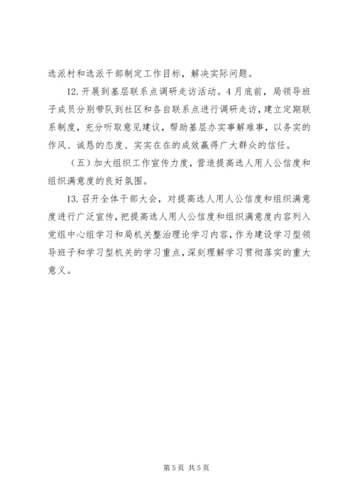 财政局公信度和组织实施方案.docx