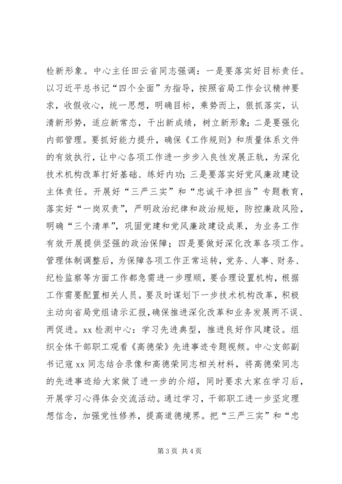 学习三严三实和忠诚干净担当简报 (4).docx