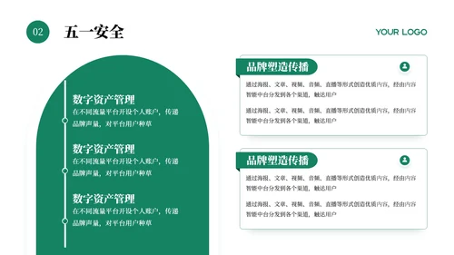 绿色插画风五一劳动节防溺水安全教育主题班会PPT模板