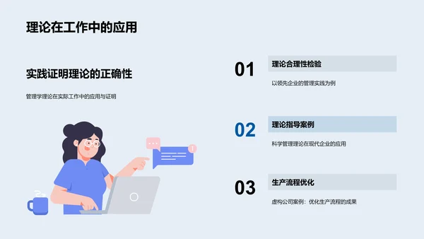 管理学实践演绎PPT模板